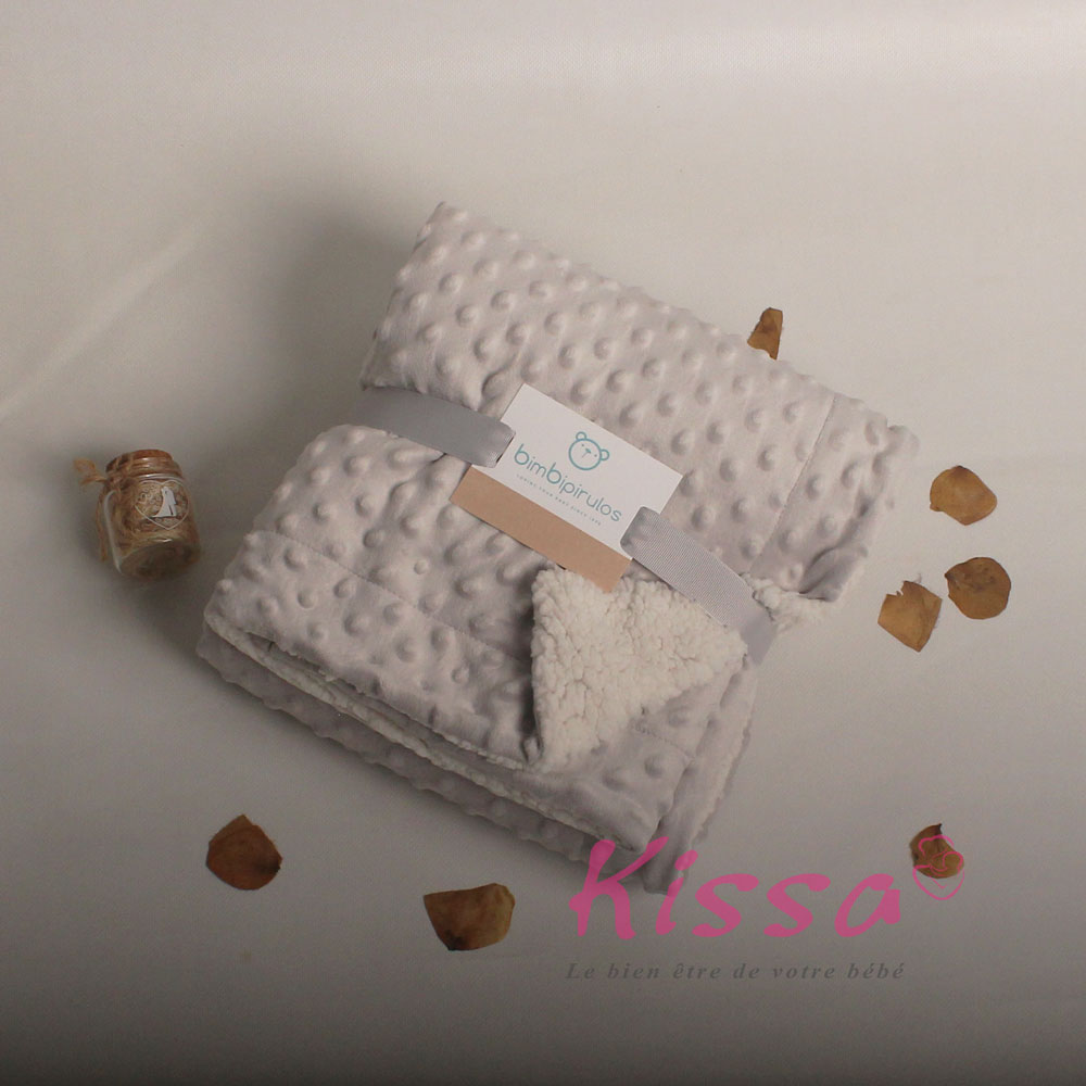 COUVERTURE SHERPA DOUBLE FACE PIRULOS 