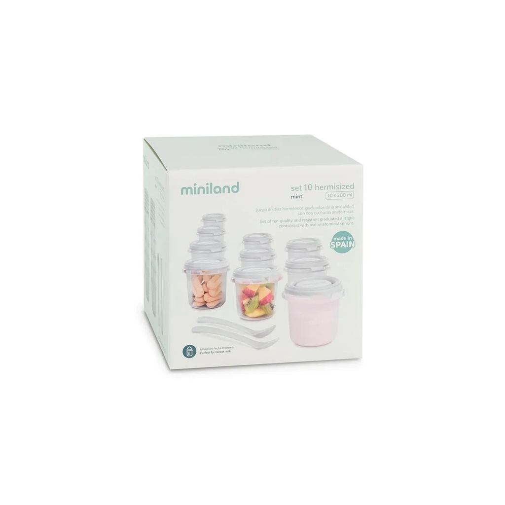 Set de 10 Boite de conservations repas Miniland