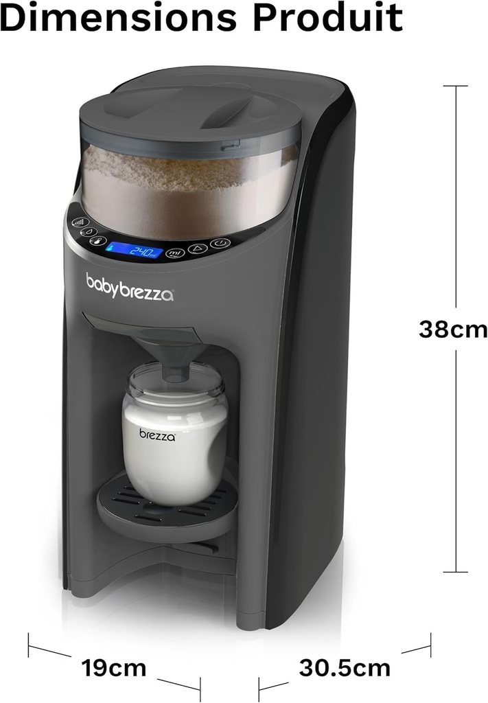 Préparateur de biberons Formula Pro Advanced GRIS Baby Brezza