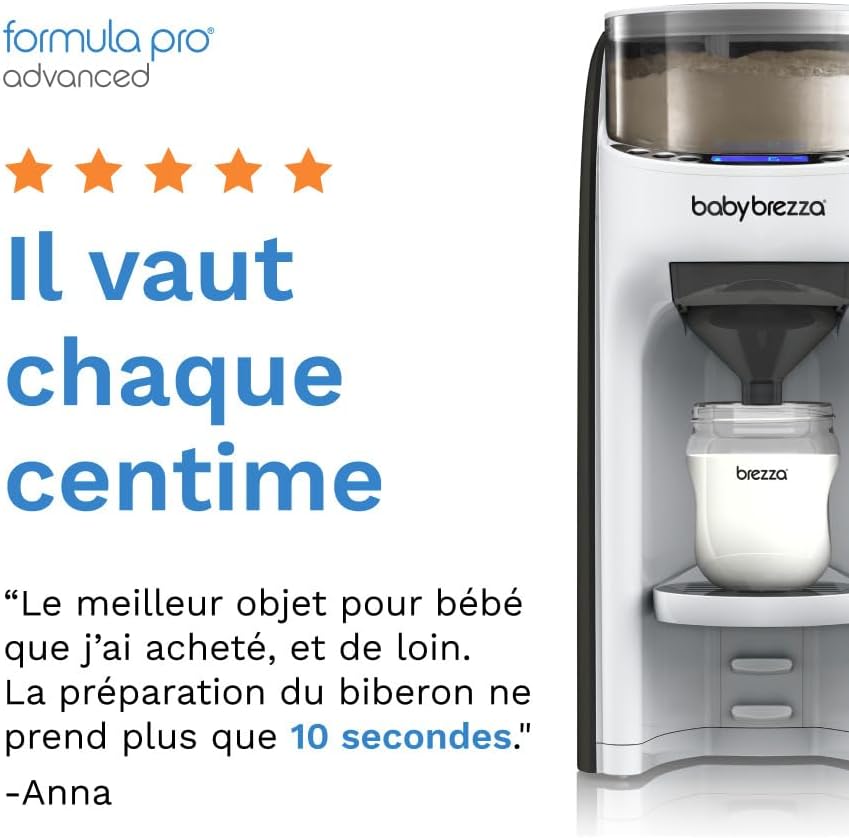 Préparateur de biberons automatique Formula Pro Advanced Baby Brezza