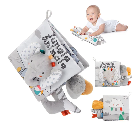 Livre Tissu Bébé Montessori