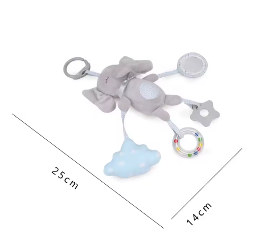 Hochets en peluche douce pour bébés