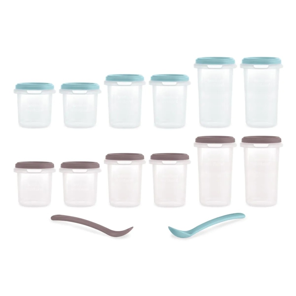 SET de 12 Boites de conservation repas TERRA miniland