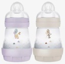 2 Biberons easy start anti colique 160ml Beige & rose MAM
