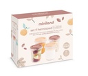 Set de 4 Boites de conservation repas 250ml VALENCIA Miniland