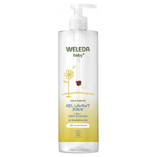 [007327F0] Gel lavant doux Corps & Cheveux WELEDA
