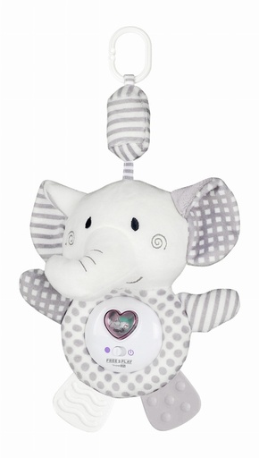 [82788] Éléphant en peluche avec anneau de dentition Free on